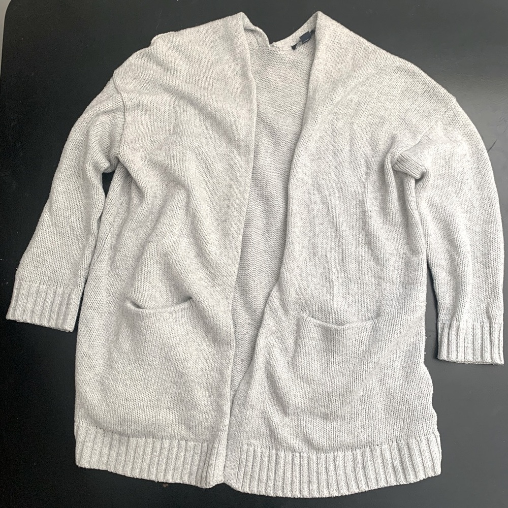 American Eagle Oversized Grey Cardigan